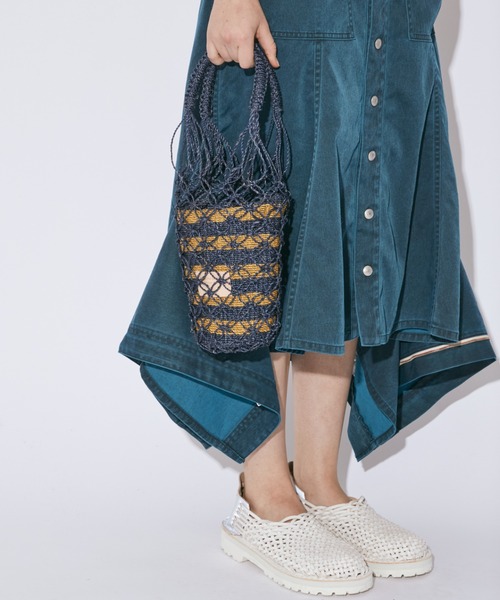 beautiful peopleカゴバッグ abaca biku hand bag（かごバッグ）｜beautiful people