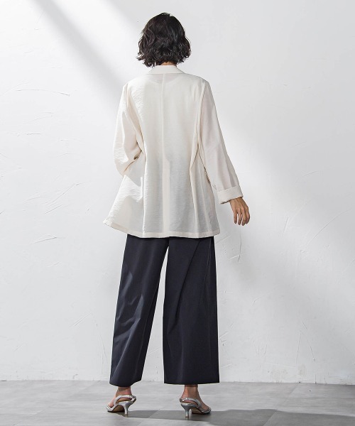 最終価格！袖ぷっくりリネンシアージャケット(値札付き) F/STORE on X: 