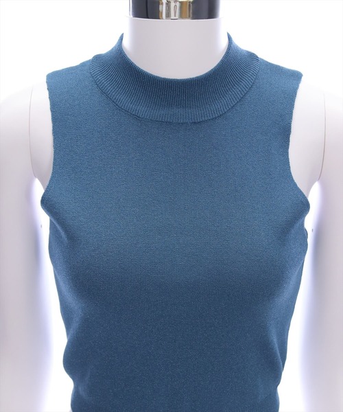 clear（クリア）の「アメスリハイネックニットトップス[着回し力抜群 大人 カジュアル]≪2025SS新作≫（ニット/セーター・レディース・チャコールグレー/ブルー/カーキ・F）」の8枚目の写真
