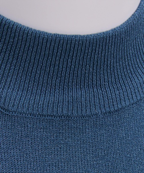 clear（クリア）の「アメスリハイネックニットトップス[着回し力抜群 大人 カジュアル]≪2025SS新作≫（ニット/セーター・レディース・チャコールグレー/ブルー/カーキ・F）」の9枚目の写真