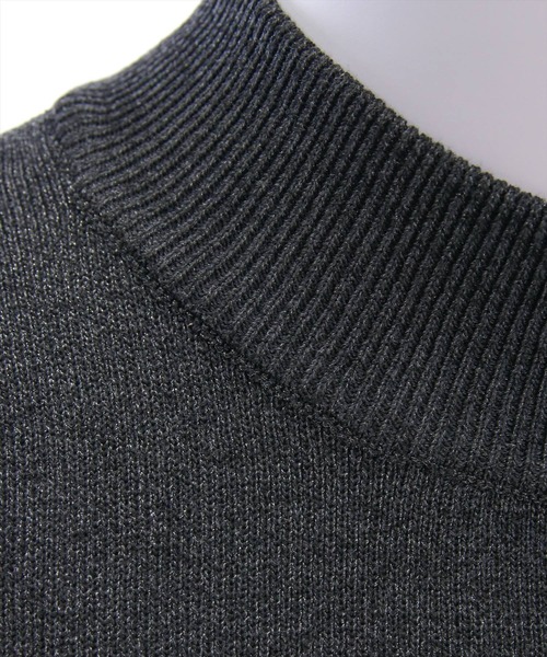clear（クリア）の「アメスリハイネックニットトップス[着回し力抜群 大人 カジュアル]≪2025SS新作≫（ニット/セーター・レディース・チャコールグレー/ブルー/カーキ・F）」の12枚目の写真