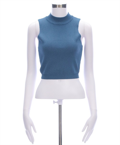 clear（クリア）の「アメスリハイネックニットトップス[着回し力抜群 大人 カジュアル]≪2025SS新作≫（ニット/セーター・レディース・チャコールグレー/ブルー/カーキ・F）」の17枚目の写真