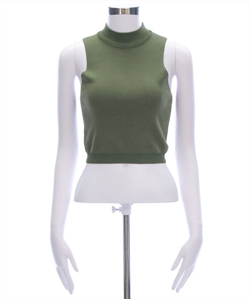 clear（クリア）の「アメスリハイネックニットトップス[着回し力抜群 大人 カジュアル]≪2025SS新作≫（ニット/セーター・レディース・チャコールグレー/ブルー/カーキ・F）」の19枚目の写真