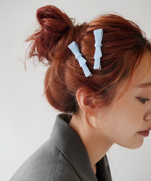 POETTE ハート型ヘアクリップ、ヘアオイルとポーチのセット POETTE ハート型ヘアクリップ、ヘアオイルとポーチのセット アイドル
