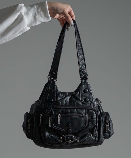 apres jour mignon（アプレジュールミニョン）の「【apresjour mignon×ARIAZ】マルチポケット２wayバッグ（ハンドバッグ・レディース・ブラック・ONESIZE）」の10枚目の写真