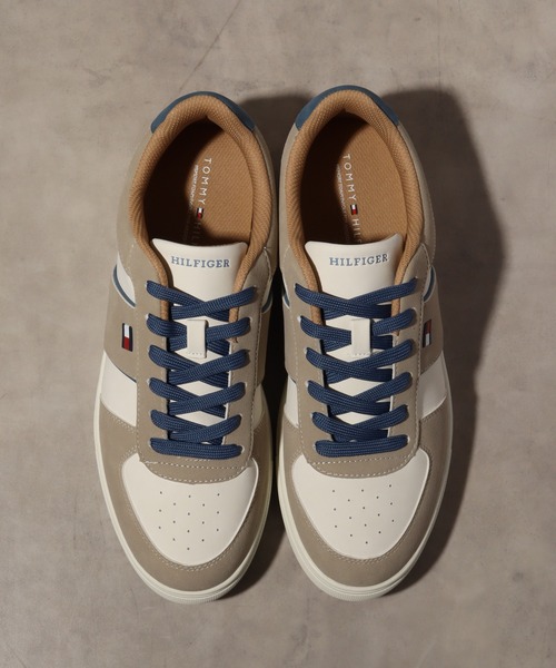 TOMMY HILFIGER（トミーヒルフィガー）の「【TOMMY HILFIGER/トミーヒルフィガー】H-BAFFIE/ 配色デザイン ローカット ロゴスニーカー（スニーカー・メンズ・マルチ・8/8.5/9/9.5/10）」の3枚目の写真