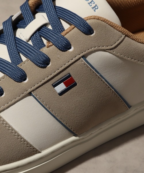 TOMMY HILFIGER（トミーヒルフィガー）の「【TOMMY HILFIGER/トミーヒルフィガー】H-BAFFIE/ 配色デザイン ローカット ロゴスニーカー（スニーカー・メンズ・マルチ・8/8.5/9/9.5/10）」の9枚目の写真