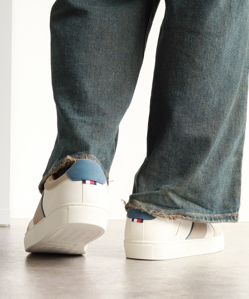 TOMMY HILFIGER（トミーヒルフィガー）の「【TOMMY HILFIGER/トミーヒルフィガー】H-BAFFIE/ 配色デザイン ローカット ロゴスニーカー（スニーカー・メンズ・マルチ・8/8.5/9/9.5/10）」の16枚目の写真