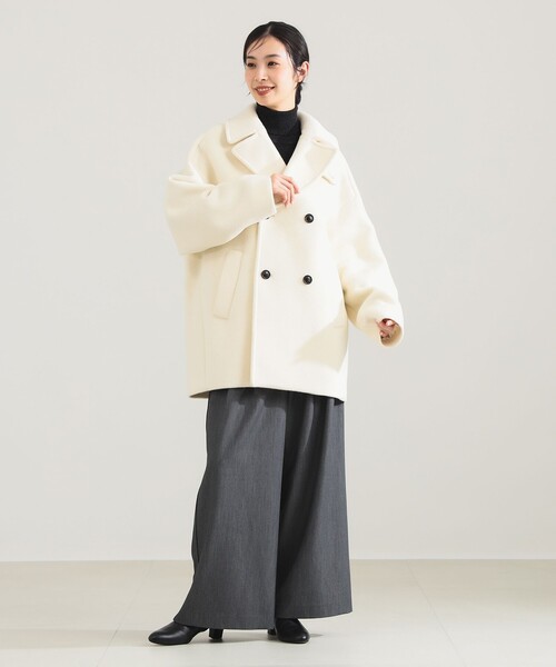 美品　Curensology オーラピーコート TICCAピーコート　black Spick＆Span（スピック アンド スパン） ピーコート pコート TICCA