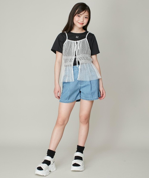 JENNI(ジェニィ)の「【リバイバルアイテム】厚底テープスポサン(サンダル・キッズ・オフホワイト/ブラック・23cm/22cm/24cm)」の18枚目の写真