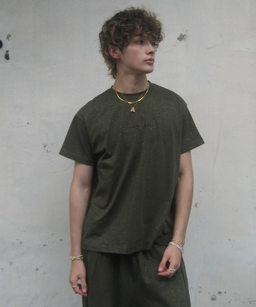 Glitter Heart Logo Tee（Tシャツ/カットソー）｜HTH（エイチ