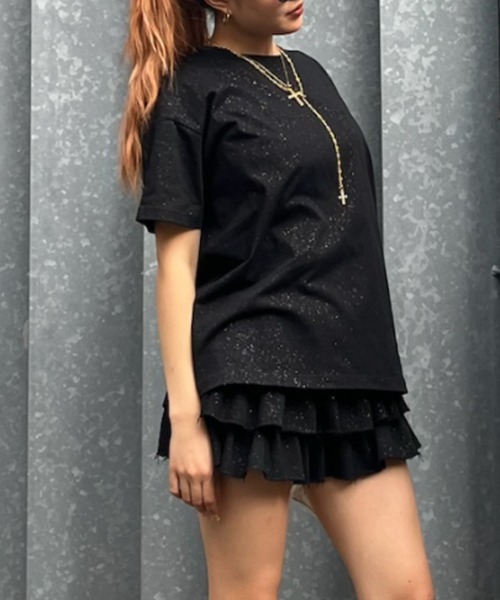 HTH Glitter Heart Logo Tee セットアップ Tシャツ（Glitter