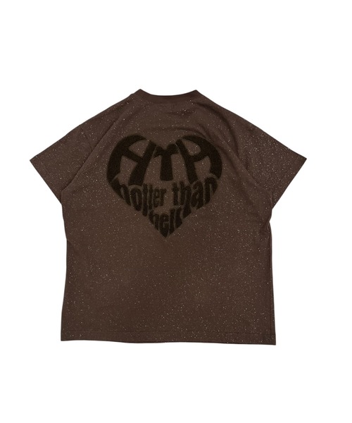 新品 HTH Glitter Heart Logo Tee Glitter Heart Logo Tee（Tシャツ/カットソー）｜HTH（エイチ