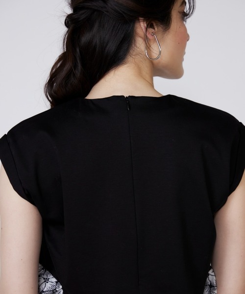 Maglie le cassetto(マーリエ ル カセット)の「刺繍レースドッキングカットソー(Tシャツ/カットソー・レディース・ホワイト/ブルー/ホワイト系その他/ブルー系その他・7号/9号)」の21枚目の写真