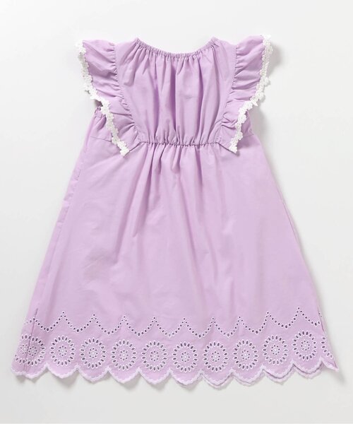 apres les cours（アプレレクール）の「【ジュニア対応】ヨークフリルレースワンピース（ワンピース・キッズ・ピンク/ラベンダー/チェック・80/90/120/140/100/110/130）」の22枚目の写真