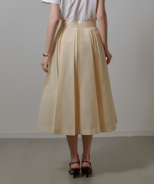 allureville（アルアバイル）の「シアオーガンプリーツスカート（スカート・レディース・サックスブルー/クリアイエロー/ネイビー・1/2）」の11枚目の写真