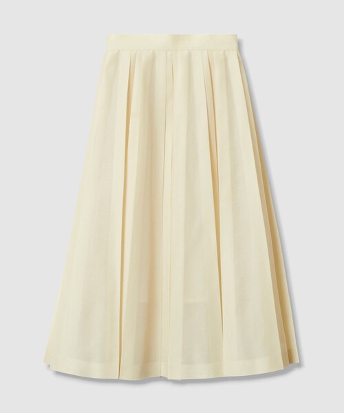 allureville（アルアバイル）の「シアオーガンプリーツスカート（スカート・レディース・サックスブルー/クリアイエロー/ネイビー・1/2）」の8枚目の写真