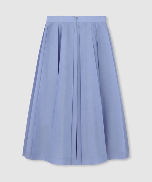 allureville（アルアバイル）の「シアオーガンプリーツスカート（スカート・レディース・サックスブルー/クリアイエロー/ネイビー・1/2）」の6枚目の写真