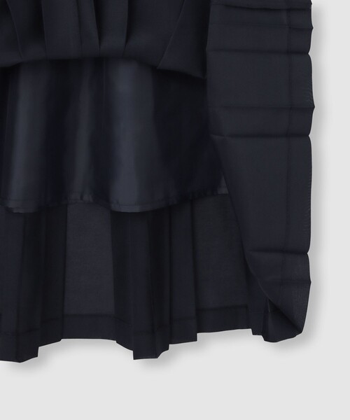 allureville（アルアバイル）の「シアオーガンプリーツスカート（スカート・レディース・サックスブルー/クリアイエロー/ネイビー・1/2）」の14枚目の写真