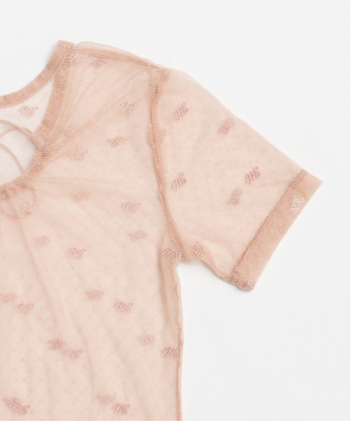 ★未使用★MAISON SPECIAL エンブロイダリーレースジャケット 半袖 MAISON SPECIAL（メゾンスペシャル）の「エンブロイダリーレース