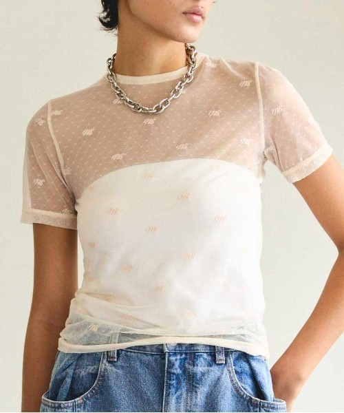 Embroidery Lace Tops/エンブロイダリーレーストップス【MAISON