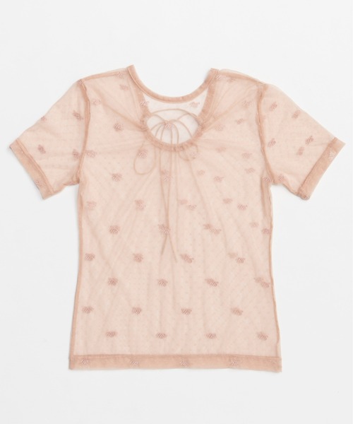 Embroidery Lace Tops/エンブロイダリーレーストップス【MAISON