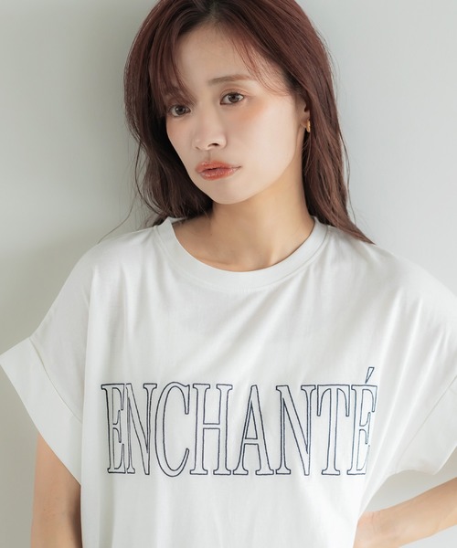 coca(coca)(コカ)の「フレンチスリーブロゴTシャツ(Tシャツ/カットソー・レディース・B/A/C/D・L/M/S/XL)」の7枚目の写真