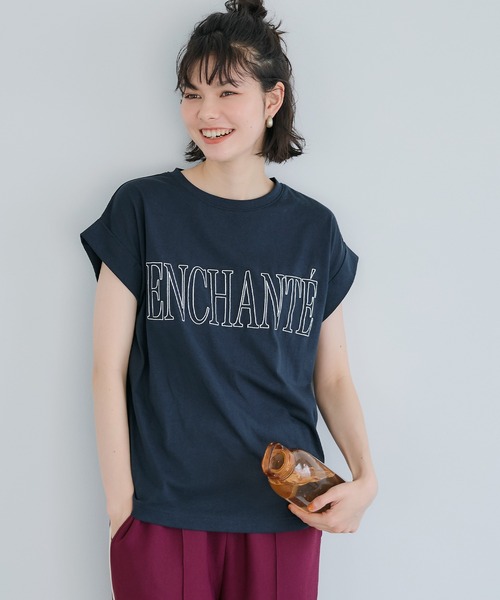 coca(coca)(コカ)の「フレンチスリーブロゴTシャツ(Tシャツ/カットソー・レディース・B/A/C/D・L/M/S/XL)」の11枚目の写真