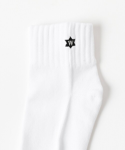 Whimsy(ウィムジー)の「WHIMSY SOCKS / V VERSE SOCKS(ソックス/靴下・メンズ・ブラック/ホワイト・ONE SIZE)」の4枚目の写真