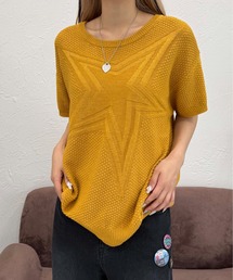 sedacle（セダクル）の「透かし編みスターニット（ニット/セーター）」