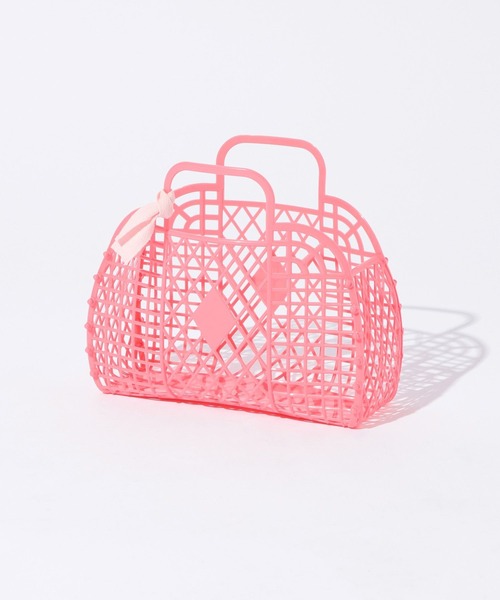 GEORGE'S(ジョージズ)の「ビルドバッグ BUILD BAG 組立てバッグ(エコバッグ/サブバッグ・レディース・イエロー/ライトベージュ/ピンク系その他/ベビーピンク/スカイブルー・FREE)」の4枚目の写真