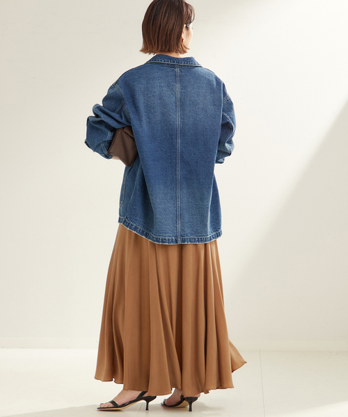 plage（プラージュ）の「《追加》coverall 3（デニムジャケット・レディース・ネイビー/ブラック・38/36）」の10枚目の写真