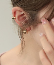 NOIR DE POUPEE（ノワールドプーペ）の「Bubbloop 甲丸イヤリング　ノンホールピアス（イヤリング）」