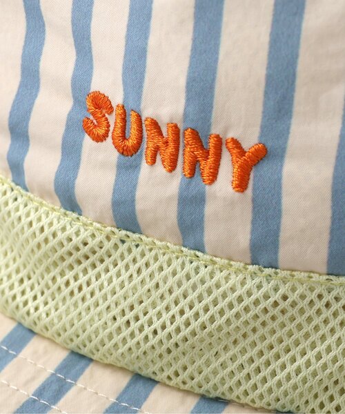 BREEZE（ブリーズ）の「【UVカット】アウトドアハット（ハット・キッズ・ピンク/サックスブルー/ベージュ・58/56/54/52/50）」の8枚目の写真