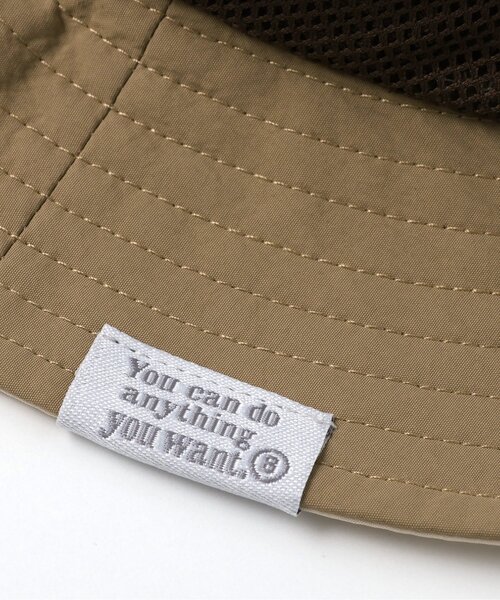 BREEZE（ブリーズ）の「【UVカット】アウトドアハット（ハット・キッズ・ピンク/サックスブルー/ベージュ・58/56/54/52/50）」の14枚目の写真