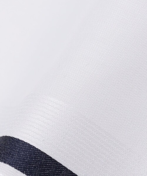 SHIPS（シップス）の「GRAZIINA: シングル ペーン チーフ（ハンカチ/ハンドタオル・メンズ・トップグレー/ネイビー・ONE SIZE）」の4枚目の写真