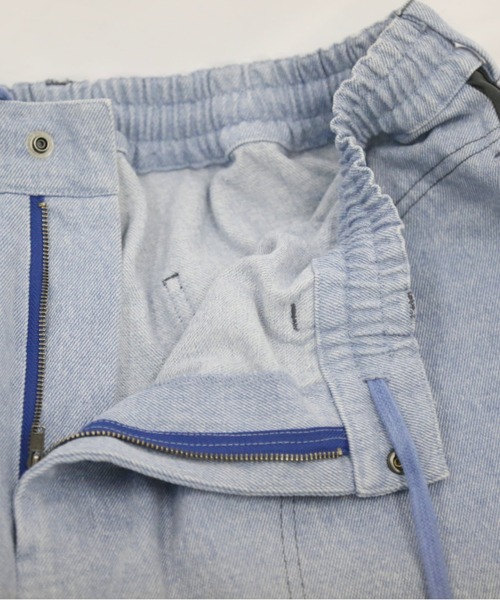 L.H.P(エルエイチピー)の「neuron/ニュウロン/デニムジャージパンツ(デニムパンツ・レディース・ブラック/ブルー・L/M)」の10枚目の写真