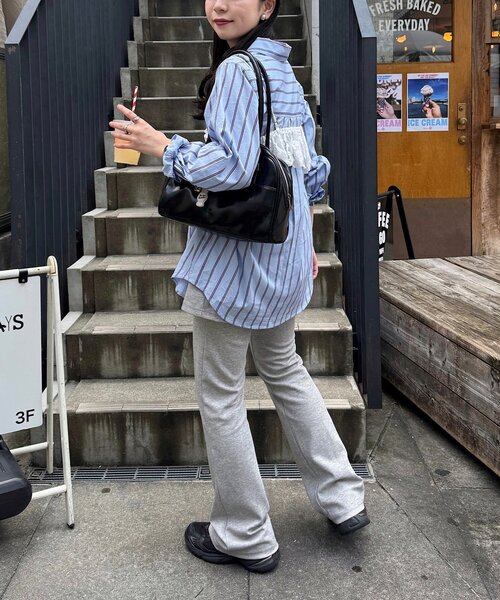 Kastane(カスタネ)の「【セットアップ対応】ストライプシャツ(シャツ/ブラウス・レディース・サックスブルー/アイボリー・FREE)」の14枚目の写真