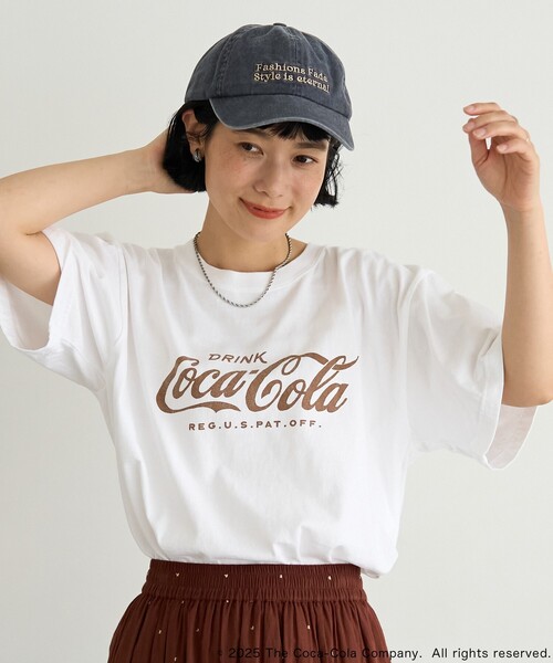 Coca-Cola コカ・コーラ 刺繍LOGO Tシャツ 3色 男女OK imgrc0083293753.jpg