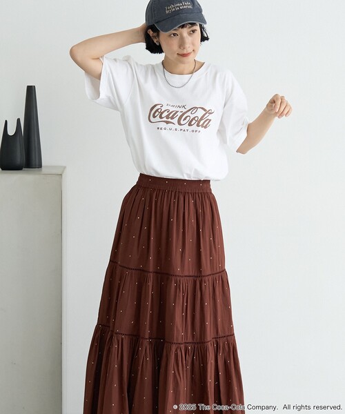 tシャツ Coca-Cola Logo T-shirt/コカ・コーラ ロゴTシャツ レディース Coca-Cola Logo T-shirt/コカ・コーラ ロゴTシャツ（Tシャツ
