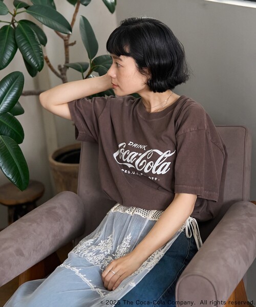 tシャツ Coca-Cola Logo T-shirt/コカ・コーラ ロゴTシャツ レディース Coca-Cola Logo T-shirt/コカ・コーラ ロゴTシャツ（Tシャツ