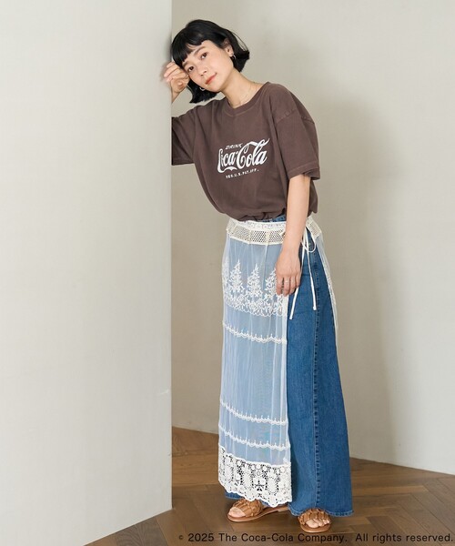 tシャツ Coca-Cola Logo T-shirt/コカ・コーラ ロゴTシャツ レディース Coca-Cola Logo T-shirt/コカ・コーラ ロゴTシャツ（Tシャツ