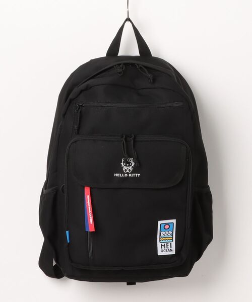 MEI OCEAN(メイオーシャン)の「_MEI OCEAN バックパック ハローキティコラボ (ST)(バックパック/リュック・レディース・ブラック・FREE)」の1枚目の写真