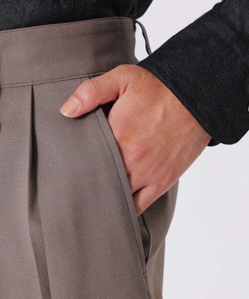 LOVELESS（ラブレス）の「ハードコーティング2タックバギーパンツ（その他パンツ・メンズ・ブラック/グレー系その他/ベージュ系その他2・M/L）」の11枚目の写真