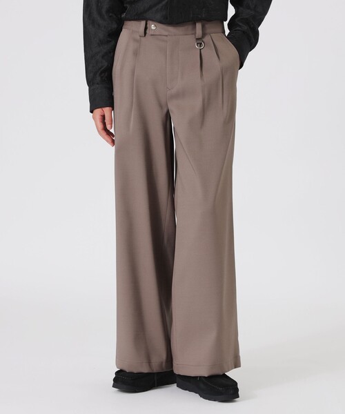 LOVELESS（ラブレス）の「ハードコーティング2タックバギーパンツ（その他パンツ・メンズ・ブラック/グレー系その他/ベージュ系その他2・M/L）」の3枚目の写真