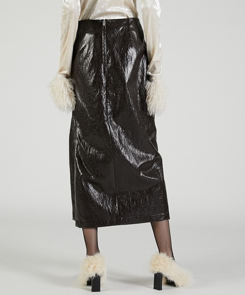 PRANK PROJECT（プランクプロジェクト）の「ラッフルトリムスカート / Ruffle Trim Skirt（スカート・レディース・ブラック/ブラウン・36/38）」の14枚目の写真