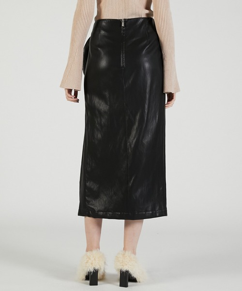 PRANK PROJECT（プランクプロジェクト）の「ラッフルトリムスカート / Ruffle Trim Skirt（スカート・レディース・ブラック/ブラウン・36/38）」の10枚目の写真