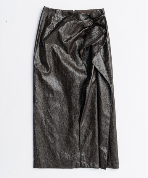 PRANK PROJECT（プランクプロジェクト）の「ラッフルトリムスカート / Ruffle Trim Skirt（スカート・レディース・ブラック/ブラウン・36/38）」の17枚目の写真