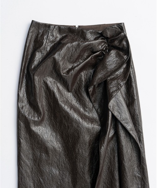 PRANK PROJECT（プランクプロジェクト）の「ラッフルトリムスカート / Ruffle Trim Skirt（スカート・レディース・ブラック/ブラウン・36/38）」の19枚目の写真