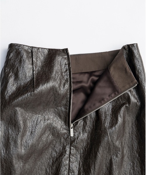 PRANK PROJECT（プランクプロジェクト）の「ラッフルトリムスカート / Ruffle Trim Skirt（スカート・レディース・ブラック/ブラウン・36/38）」の21枚目の写真